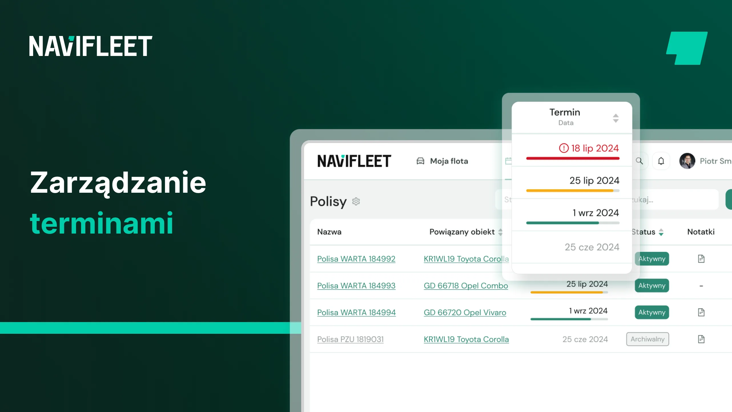 Related articles – screenshot of the Navifleet app