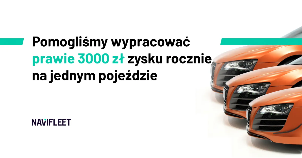 We helped generate almost PLN 3,000 profit a year on a single vehicle