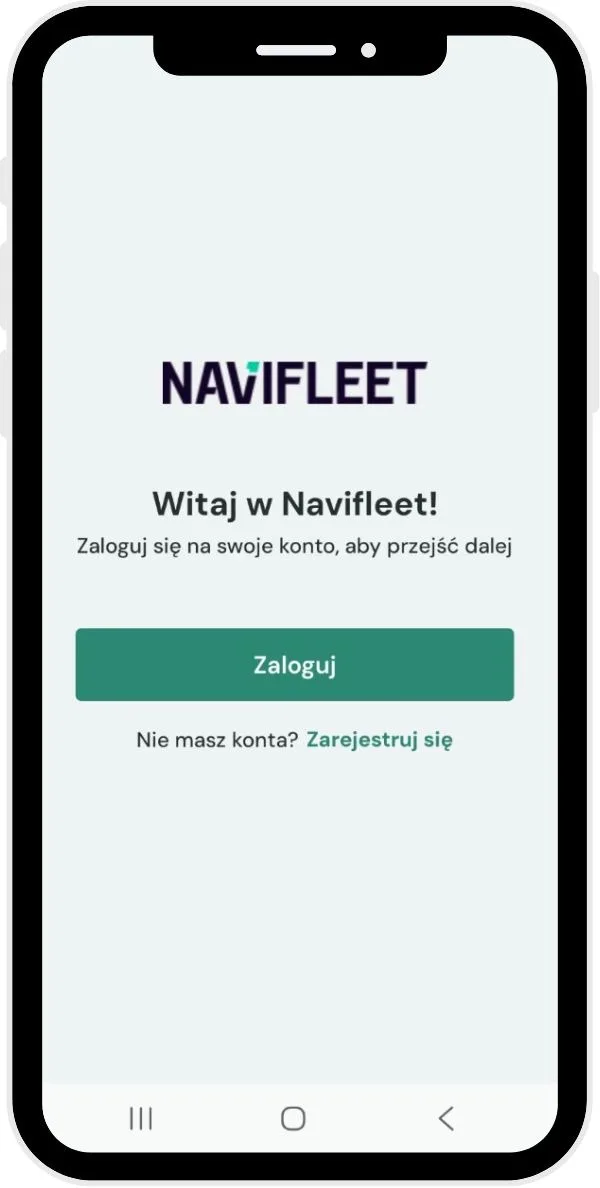 How to change your password? – screenshot of the Navifleet app
