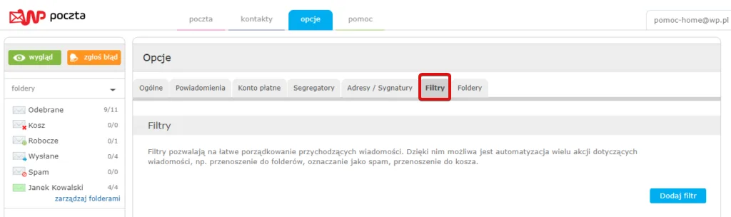 WP.pl – screenshot of the Navifleet app