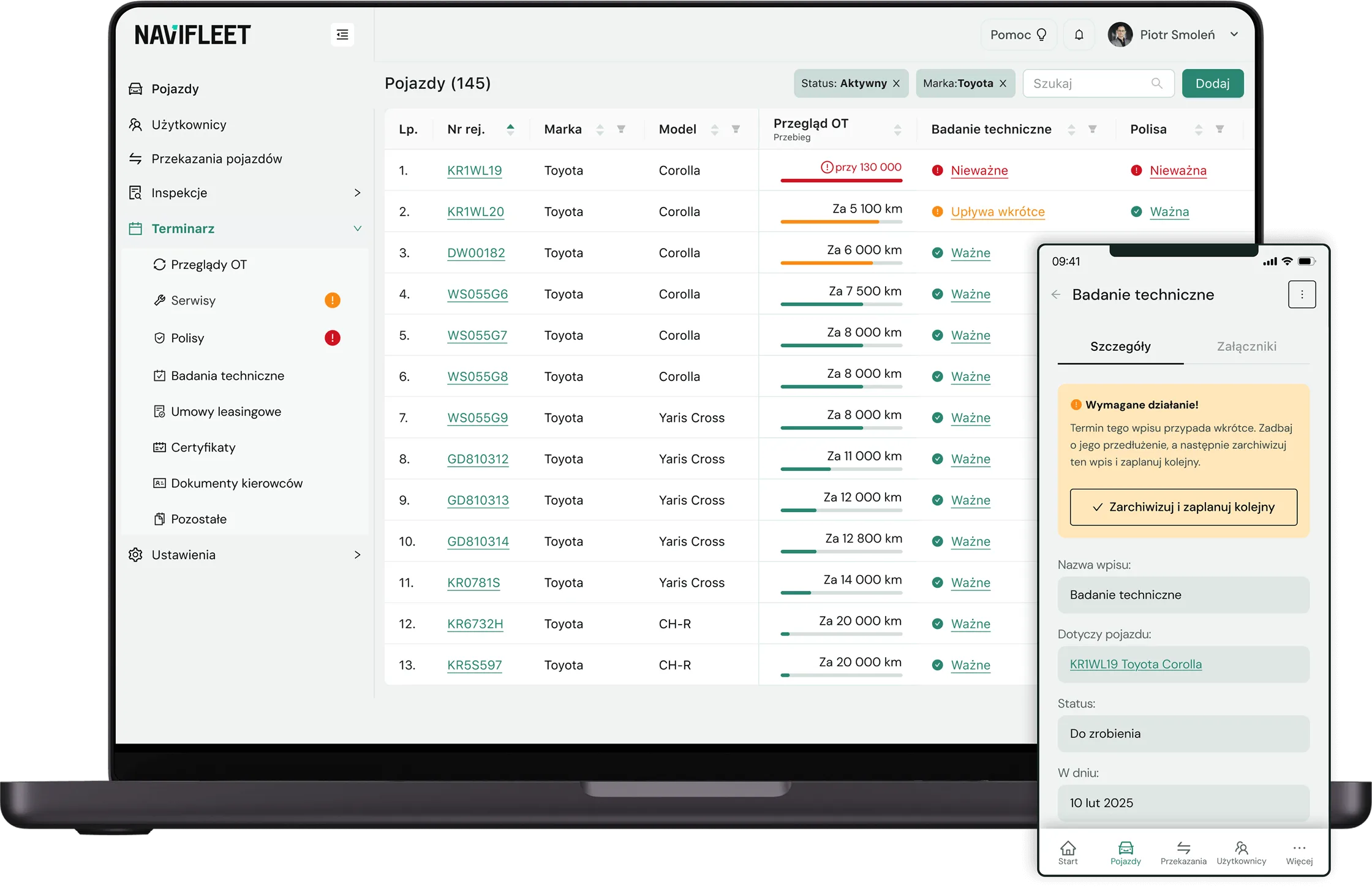 The fleet scheduler in Navifleet