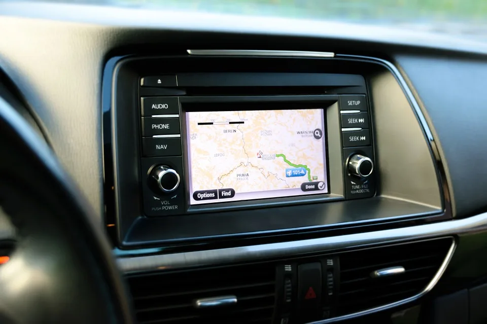 Car navigation with a built-in GPS tracker